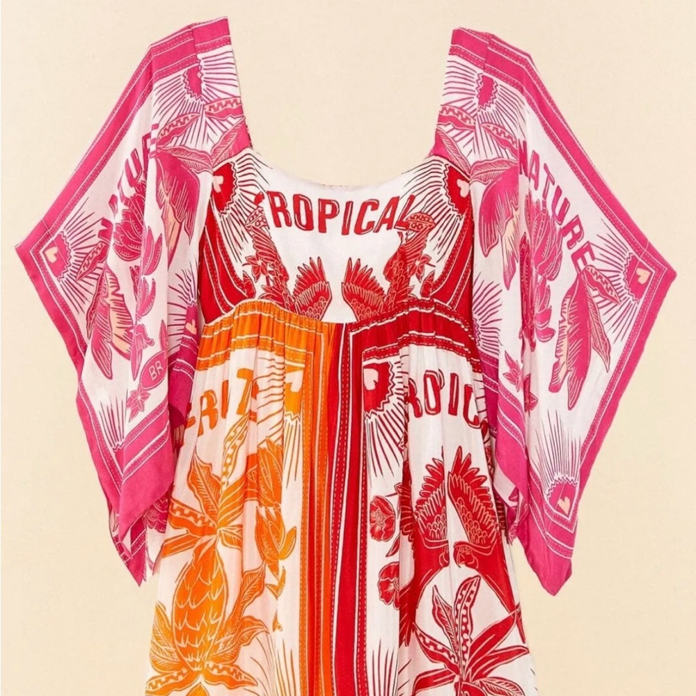 NWT Farm Rio Patchwork Mini Sz M - Picture 14 of 14